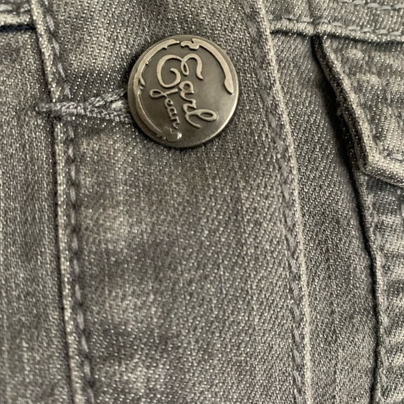 Earl Jeans Gray Denim Jacket - Size Medium - Picture 4 of 9